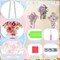 12-Pack Spring Easter Diamond Art Kit – 5D DIY Cross & Flower Hanging Pendants – Religious Diamond Painting for Adults, Home & Office Decor, Easter Christian Gifts